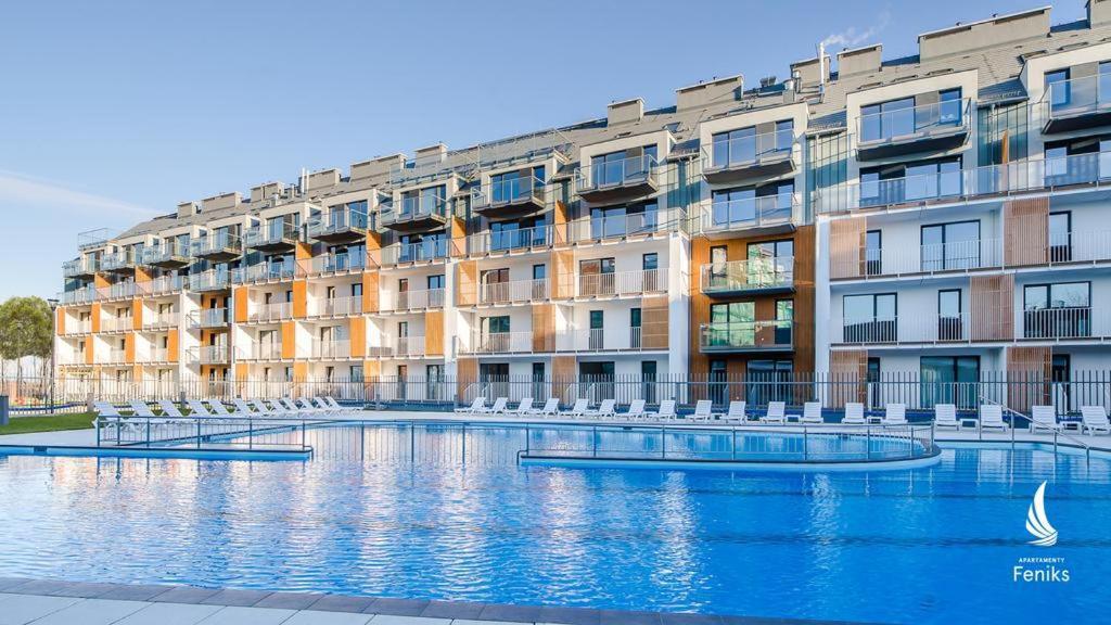 Apartamentyprzymorzu 010 Z Basenem Tarasem I Ogrodkiem Kolobrzeg Luaran gambar