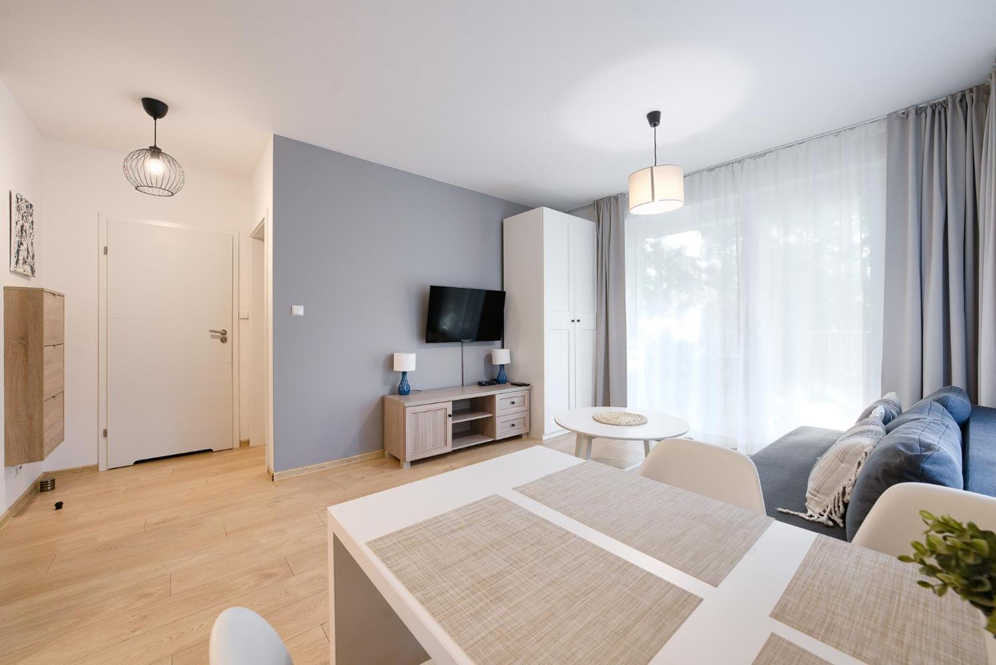 Apartamentyprzymorzu 010 Z Basenem Tarasem I Ogrodkiem Kolobrzeg Luaran gambar