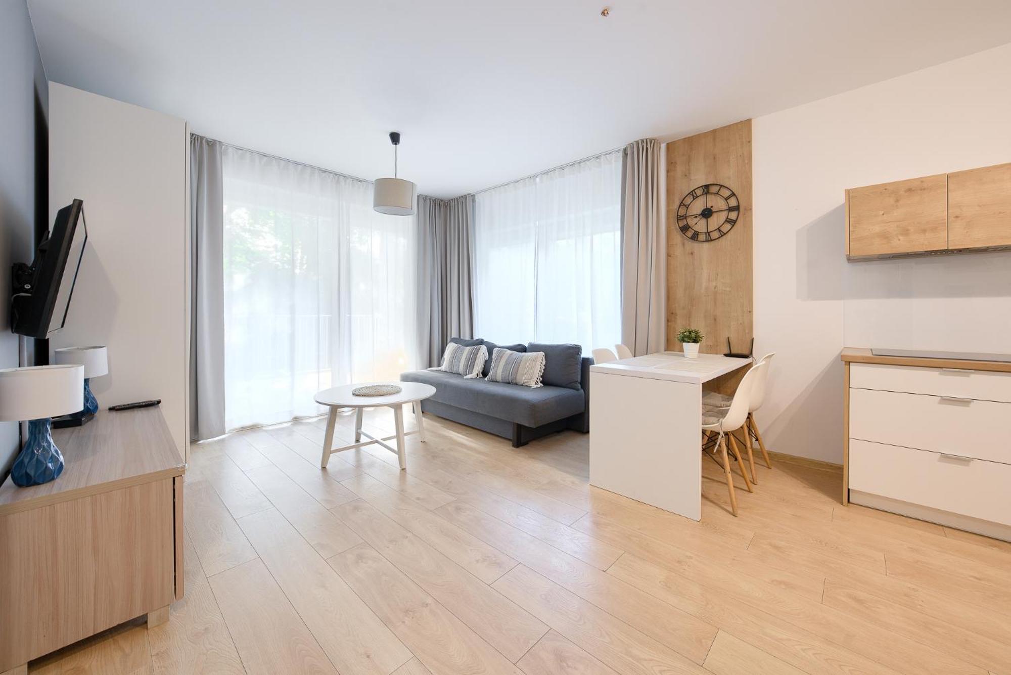 Apartamentyprzymorzu 010 Z Basenem Tarasem I Ogrodkiem Kolobrzeg Luaran gambar